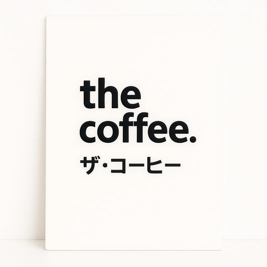 Acrílicos Caballete - Acrílico The Coffee